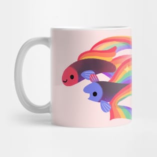 Rainbow guppy 3 Mug